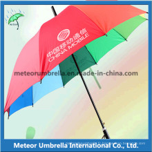 Qualité automatique Open Rainbow Promotion Gift Umbrellas